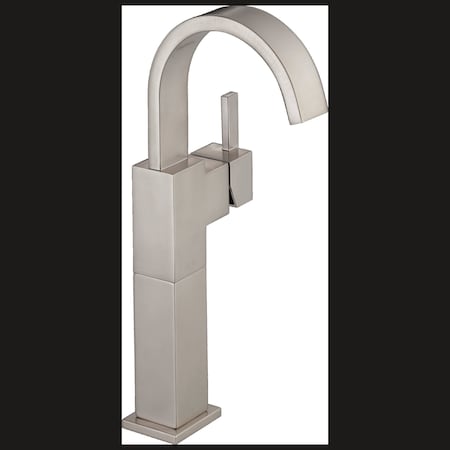 Delta Single hole installation Hole Vessel Lavatory Faucet, Stainless 753LF-SS